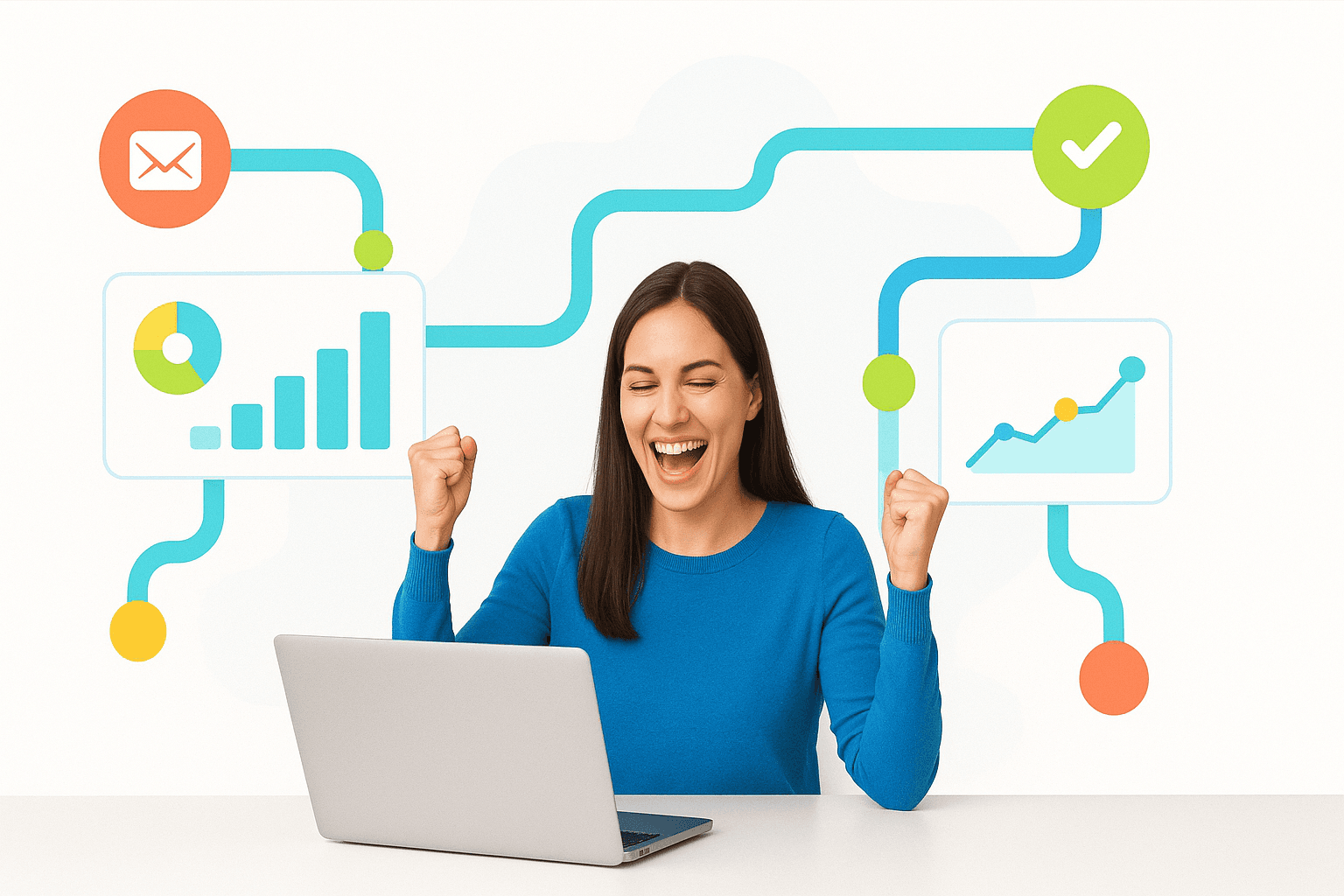 Dashboard showing invoice reminders, client feedback insights, and payment plan traction metrics